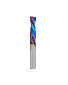 Amana tool 46172-K CNC SC Spektra Extreme tool Life Coated Compression Spiral 3/8 D x 1-1/4 CH x 3/8 SHK x 3 Inch Long 2 Flute Router Bit