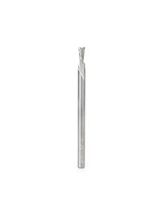 Amana tool 46235 SC Spiral Plunge 7/64 Dia x 1/4 Cut Height x 1/8 Shank x 2 Inch Long 2 Flute Down-Cut Router Bit