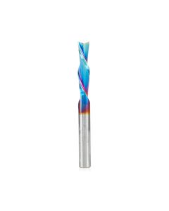 Amana tool 46415-K SC Spektra Extreme tool Life Coated Spiral Plunge 1/4 Dia x 1 CH x 1/4 SHK 2-1/2 Inch Long Down-Cut Router Bit