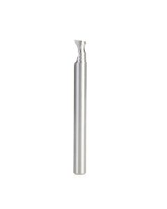 Amana tool 46464 Solid Carbide O Flute Plastic Edge Rounding 1/4 D x 1/8 R x 3/8 CH x 1/4 Inch SHK Router Bit