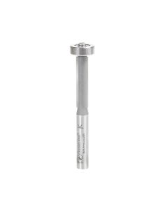 Amana tool 47189 Carbide Tipped Overhang Trim 1/8 Overhang x 1/4 Dia x 1 Cut Height x 1/4 Inch Shank w/ Lower Bal Bearing Router Bit