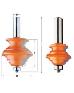 CMT 856.801.11 Multiprofile Bit, 1-1/2-Inch Diameter, 1/2-Inch Shank