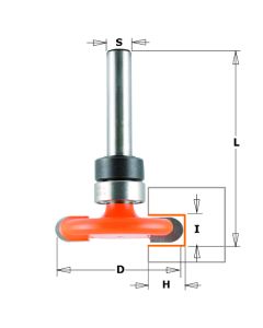 CMT 822.024.11B Flooring, 1-1/4-Inch Diameter, 1/8-Inch Radius, 1/2-Inch Shank