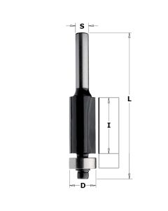 CMT 80603 Contractor Flush Trim Bit, 3/8-inch Diameter, 1/4-inch Shank