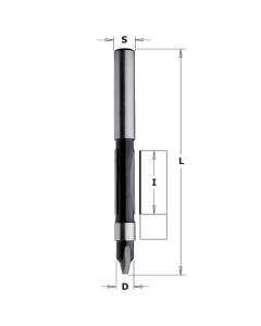 CMT 81651 Contractor Panel Pilot Bit, 1/2-inch Diameter, 1/4-inch Shank