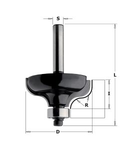 CMT 85902 Contractor Ogee Bit, 1-1/2-inch Diameter, 1/4-inch Radius, 1/4-inch shank