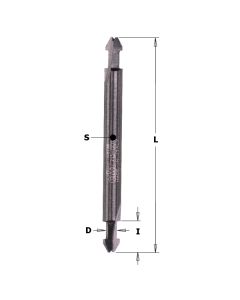 CMT 813.001.11 Solid Carbide Weatherseal Bit, 9/64-Inch Diameter, 1/4-Inch Shank
