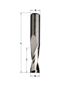 CMT 191.001.11 Solid Carbide Upcut Spiral Bit, 1/8-Inch Diameter by 2-Inch Length, 1/4-Inch Shank