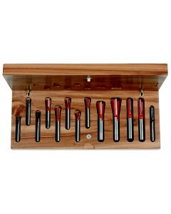 CMT 800.519.11 13-Piece Dovetail & Straight Set, 1/2 & 1/4-Inch Shank