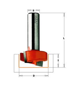 CMT 852.001.11 Dado & Planer Bit, 1/4-Inch Shank, 3/4-Inch Diameter