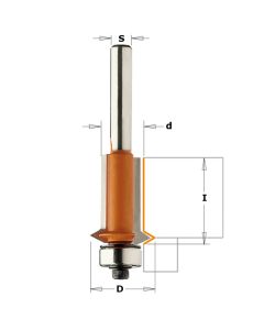 CMT 853.001.11 Flush & V-Groove Bit, 1/4-Inch Shank, 1/2-Inch Minor Diameter