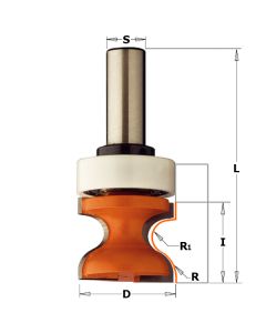 CMT 855.804.11B Window Sill Bit, 3/8 to 7/32-Inch Radius, 1/2-Inch Shank