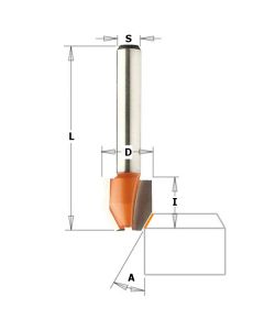 CMT 821.030.11 Combination Trimmer Bit, 0-30