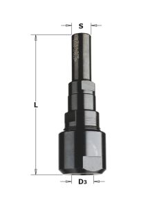 CMT 796.001.00 Router Collet Chuck Extension for 1/2-Inch Collets, 1/2-Inch Shank