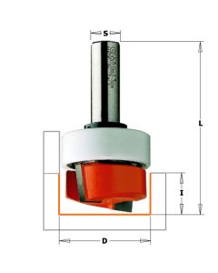 CMT 852.001.11B Dado & Planer Bit with Bearing, 1/4-Inch Shank, 3/4-Inch Diameter