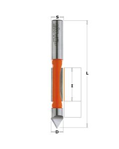 CMT 816.095.11 Panel Pilot Bit with Guide, 1/4-Inch Shank, 3/8-Inch Diameter