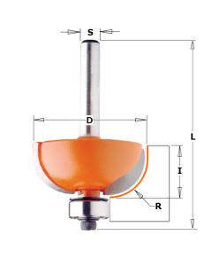CMT 838.445.11 Roundover Bit, 1/4-Inch Shank, 5/8-Inch Radius