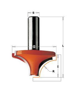 CMT 827.050.11 Ovolo Bit, 3/16-Inch Radius, 1/4-Inch Shank