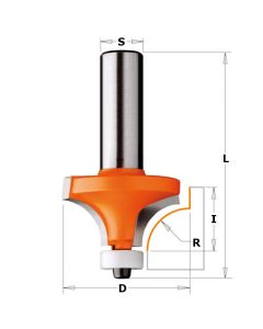 CMT 880.504.11 Solid Surface Rounding Over Bit W/Bearing, 1-1/2-Inch Diameter, 1/2-Inch Shank
