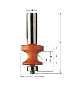 CMT 861.048.11 Corner Beading Bit, 1/4-Inch Shank, 3/16-Inch Radius