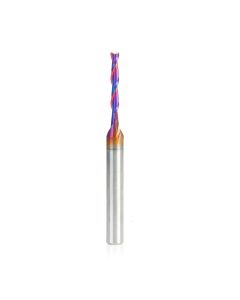 Amana tool 48116-K SC Spektra Extreme tool Life Coated Spiral Plunge 3mm Dia x 20mm CH x 6mm SHK 63mm Long Up-Cut Router Bit