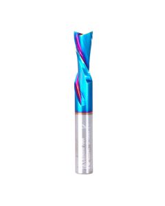 Amana tool 48224-K SC Spektra Extreme tool Life Coated Spiral Plunge 10mm Dia x 1 CH x 10mm SHK 3 Inch Long Down-Cut Router Bit for Driling Shelf Pin Holes