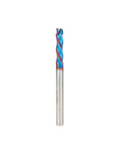 Amana tool 48358-K CNC SC Spektra Extreme tool Life Coated Mortise Compression Spiral 6mm D x 25mm CH 6mm SHK 75mm Long 3 Flute Router Bit