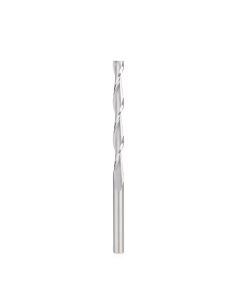 Amana tool 48444 CNC Solid Carbide Foam Cutting Up-Cut Spiral 6mm D x 57mm CH x 6mm SHK x 100mm Long Flat Bottom Router Bit