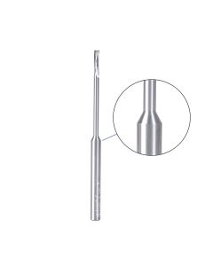 Amana tool 48461 CNC Solid Carbide Foam Cutting Up-Cut Spiral 1/8 D x 1/2 CH x 1/4 SHK x 4 Inch Long Flat Bottom 3-Flute Router Bit with Reduced Shank