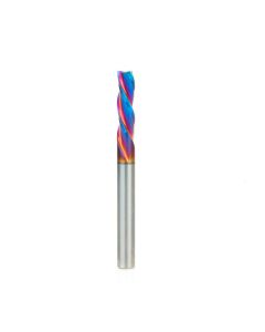Amana tool 48502-K SC Spektra Extreme tool Life Coated Spiral Plunge 6mm Dia x 19mm CH x 6mm SHK 63mm Long Down-Cut 3 Flute Router Bit