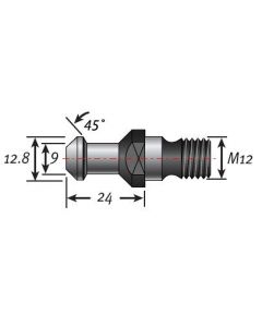 Techniks 49001-45 Colombo ISO30 Ball Style for RSSpindles