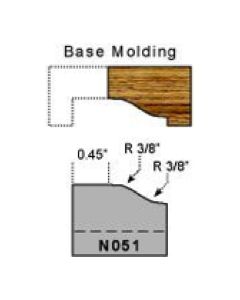 Base molding profile