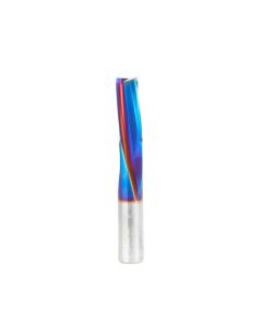 Amana tool 51737-K Spektra Extreme tool Life Coated SC Spiral Finisher 1/2 Dia x 1-1/8 Cut Height x 1/2 Shank x 3-1/2 Inch Long x 3 Flute Down-Cut Router Bit, Leaves an Extra High Surface Finish