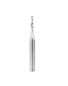 Amana tool 51766 SC CNC Spiral Double O Flute, Plastic Cutting 1/8 Dia x 3/4 CH x 1/4 Shank x 2-1/2 Inch Long Up-Cut Router Bit