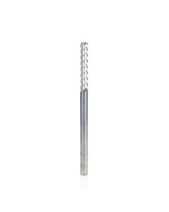 Amana tool 51823 CNC Solid Carbide Aluminum and Acrylic Cutting 55 Deg Helix End Mil 6mm Dia x 35mm Cut Height x 6mm Inch Shank x 3 Flute