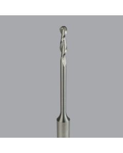 Onsrud 52-240BL Solid Carbide router, 2 flute, ballnose, upcut