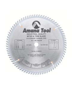 Amana 610800 10"/80T TRIM SAW A.T.B. GRIND
