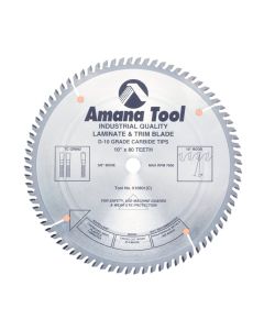 Amana 610801 10"/80T TRIM SAW T.C.G. GRIND