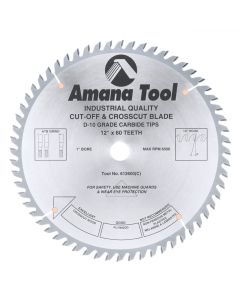 Amana 612600 12"/60T CUT-OFF SAW ATB GRIND
