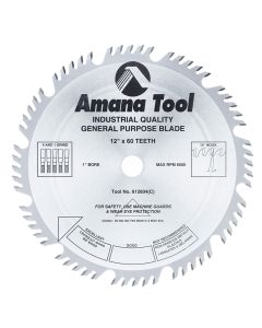 Amana 612604 12"/60T COMBINATION GRIND