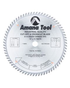 Amana 612720 12"/72T CUT-OFF SAW ATB GRIND
