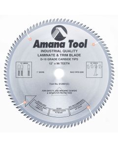 Amana 612961 12"/96T TRIM SAW T.C.G. GRIND