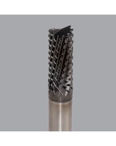 Onsrud 66-538 Solid Carbide router, 12 flute, end mill pt, DFC coated