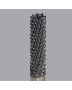 Onsrud 66-541 Solid Carbide router, 12 flute, burr pt, DFC coated