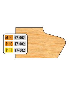 FREEBORN MT-57-002 T-Alloy Door Edge Detail Shaper Cutter