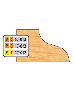 FREEBORN MT-57-012 T-Alloy Door Edge Detail Shaper Cutter