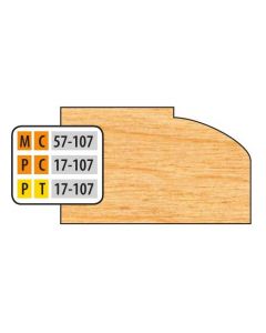 FREEBORN MT-57-107 T-Alloy 32mm Door Edge Detail Shaper Cutter