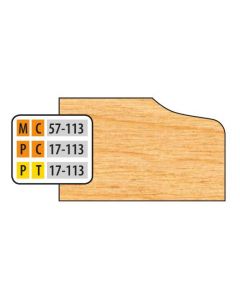 FREEBORN MT-57-113 T-Alloy 32mm Door Edge Detail Shaper Cutter