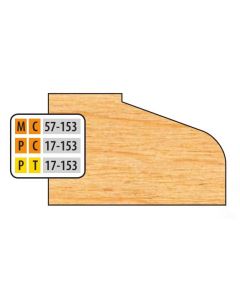 FREEBORN MT-57-153 T-Alloy 32mm Door Edge Detail Shaper Cutter