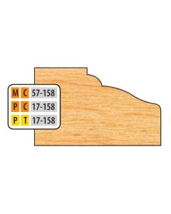 FREEBORN MT-57-158 T-Alloy 32mm Door Edge Detail Shaper Cutter